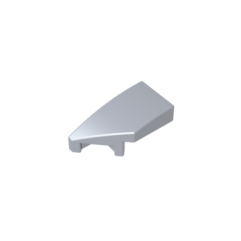 Gobricks,Slope Curved 2 x 1 with Stud Notch Left,29120