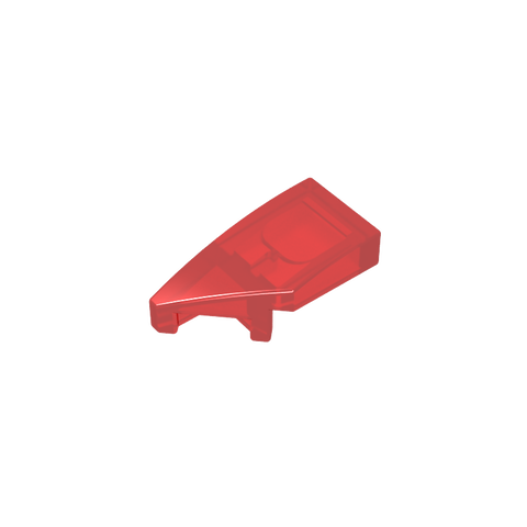 Gobricks,Slope Curved 2 x 1 with Stud Notch Left,29120