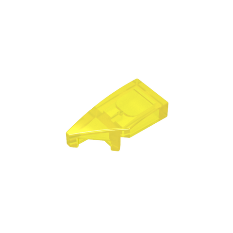 Gobricks,Slope Curved 2 x 1 with Stud Notch Left,29120