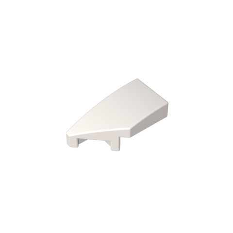 Gobricks,Slope Curved 2 x 1 with Stud Notch Left,29120