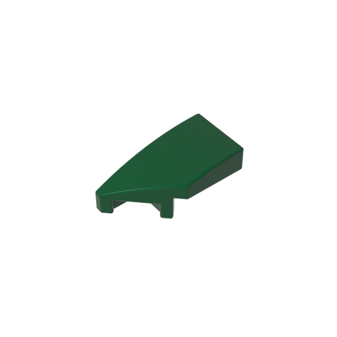 Gobricks,Slope Curved 2 x 1 with Stud Notch Left,29120