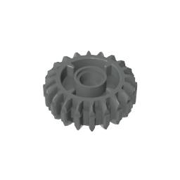 Technic Gear 20 Tooth Double Bevel with Clutch on Both Sides,35185