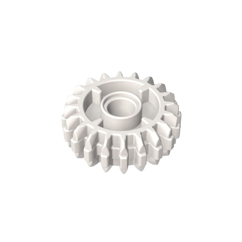 Gobricks,Technic Gear 20 Tooth Double Bevel with Clutch on Both Sides,35185