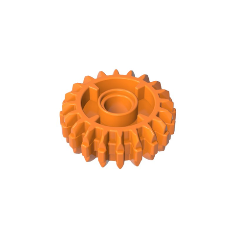 Gobricks,Technic Gear 20 Tooth Double Bevel with Clutch on Both Sides,35185