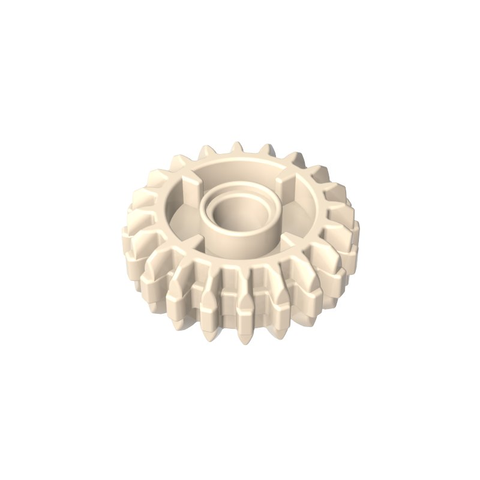 Gobricks,Technic Gear 20 Tooth Double Bevel with Clutch on Both Sides,35185