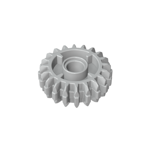 Gobricks,Technic Gear 20 Tooth Double Bevel with Clutch on Both Sides,35185
