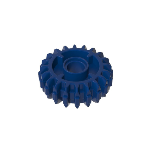 Gobricks,Technic Gear 20 Tooth Double Bevel with Clutch on Both Sides,35185