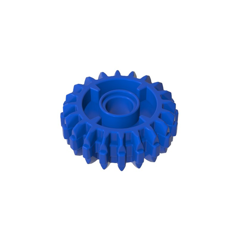 Gobricks,Technic Gear 20 Tooth Double Bevel with Clutch on Both Sides,35185