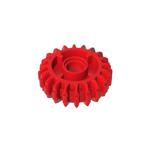 Gobricks,Technic Gear 20 Tooth Double Bevel with Clutch on Both Sides,35185