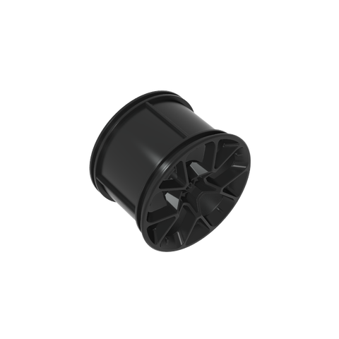 Gobricks,Wheel 62.3 x 42 Large with Silver Outline Print,37383