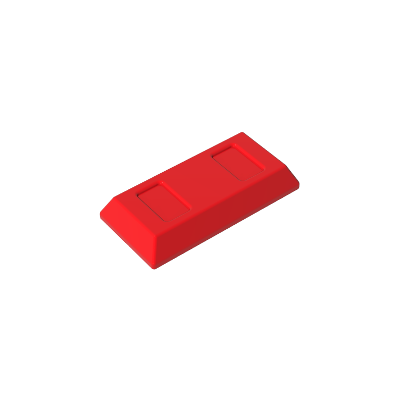 Gobricks,Tile Special 1 x 2 with Sloped Walls AKA Money/ Gold Bar [Ingot],96910,99563,13954,95349,95349a