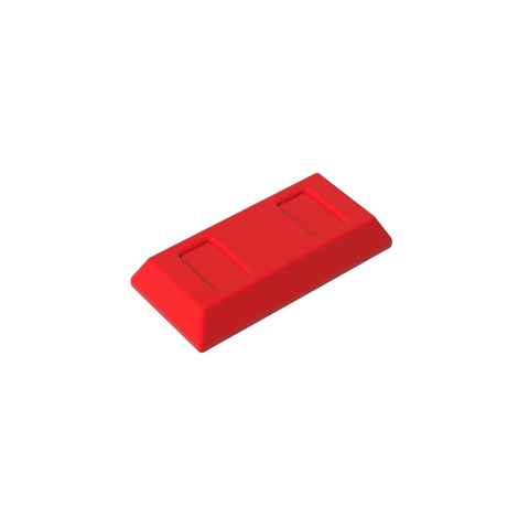 Gobricks,Tile Special 1 x 2 with Sloped Walls AKA Money/ Gold Bar [Ingot],96910,99563,13954,95349,95349a