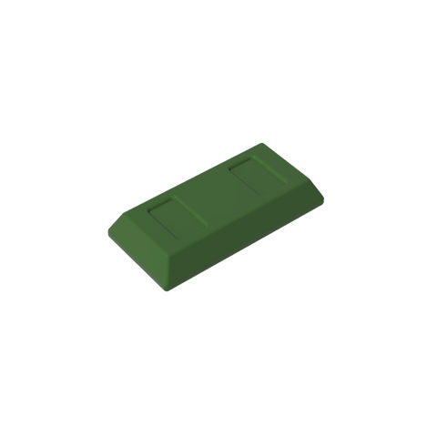 Gobricks,Tile Special 1 x 2 with Sloped Walls AKA Money/ Gold Bar [Ingot],96910,99563,13954,95349,95349a
