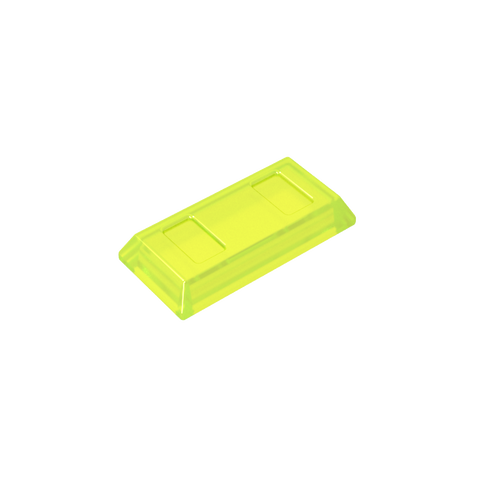 Gobricks,Tile Special 1 x 2 with Sloped Walls AKA Money/ Gold Bar [Ingot],96910,99563,13954,95349,95349a