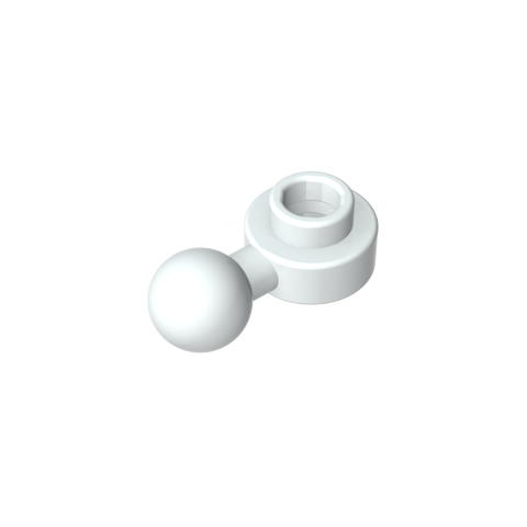 Gobricks,Plate, Round 1 x 1 with Towball [Undetermined Hole Type],3614,3614a,3614b
