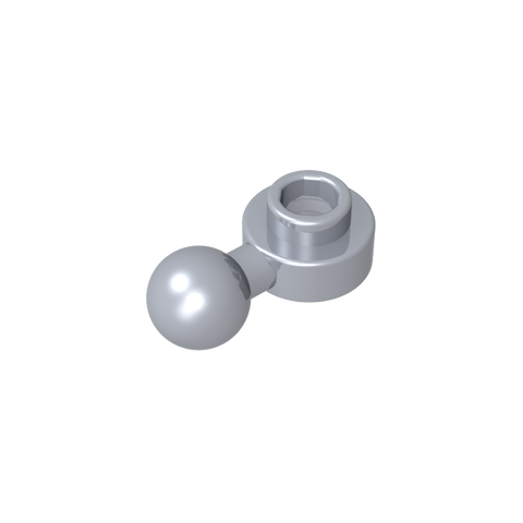 Gobricks,Plate, Round 1 x 1 with Towball [Undetermined Hole Type],3614,3614a,3614b