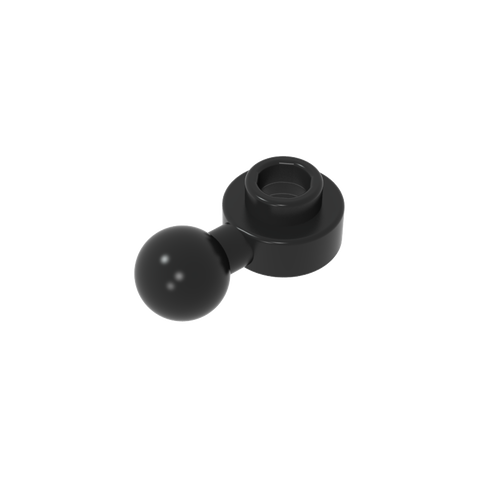 Gobricks,Plate, Round 1 x 1 with Towball [Undetermined Hole Type],3614,3614a,3614b