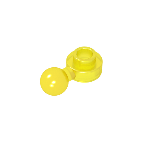 Gobricks,Plate, Round 1 x 1 with Towball [Undetermined Hole Type],3614,3614a,3614b