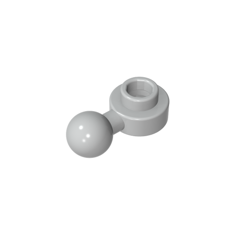 Gobricks,Plate, Round 1 x 1 with Towball [Undetermined Hole Type],3614,3614a,3614b