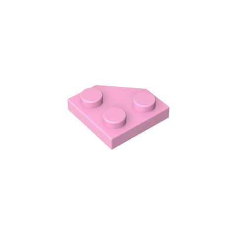 Gobricks,Wedge Plate 2 x 2 Cut Corner,26601