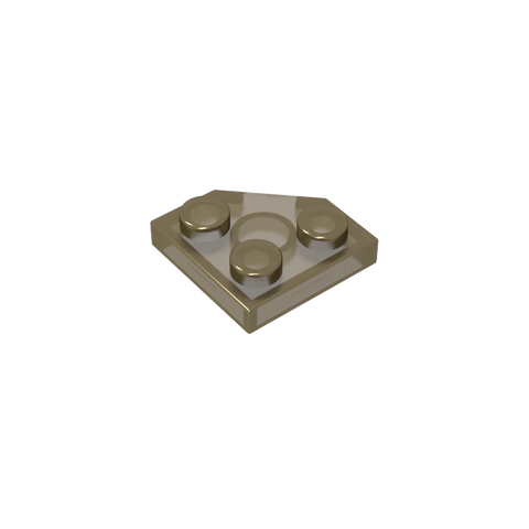 Gobricks,Wedge Plate 2 x 2 Cut Corner,26601