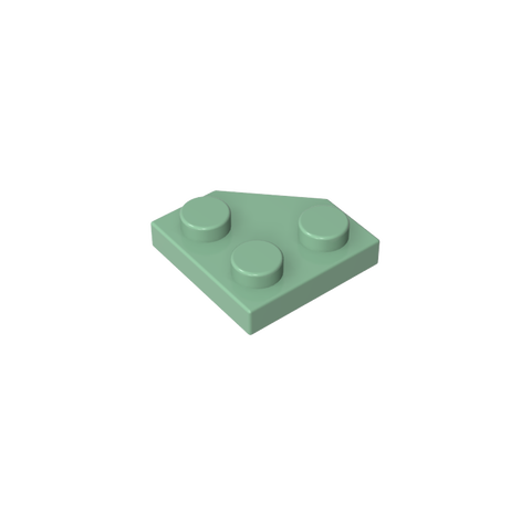 Gobricks,Wedge Plate 2 x 2 Cut Corner,26601