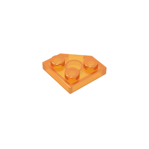 Gobricks,Wedge Plate 2 x 2 Cut Corner,26601