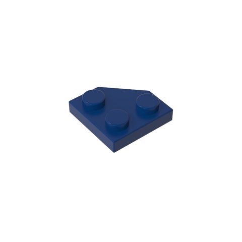 Gobricks,Wedge Plate 2 x 2 Cut Corner,26601