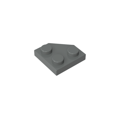 Gobricks,Wedge Plate 2 x 2 Cut Corner,26601