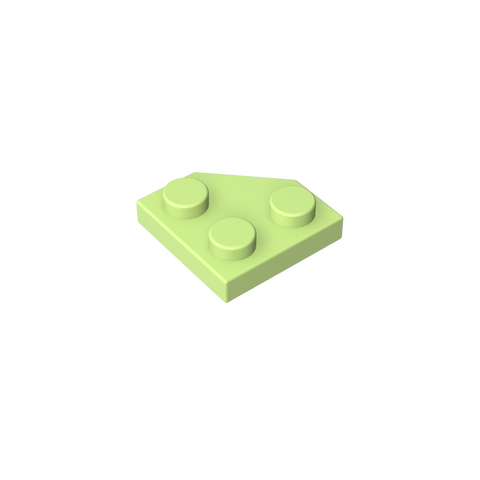 Gobricks,Wedge Plate 2 x 2 Cut Corner,26601
