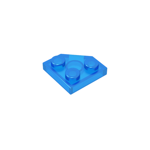 Gobricks,Wedge Plate 2 x 2 Cut Corner,26601