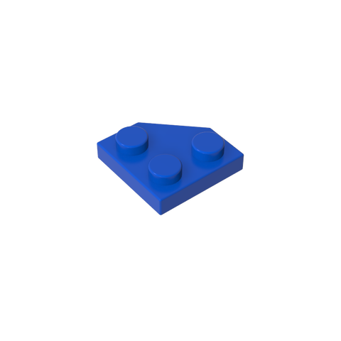 Gobricks,Wedge Plate 2 x 2 Cut Corner,26601