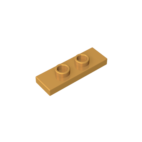 Gobricks,Plate Special 1 x 3 with 2 Studs with Groove and Inside Stud Holder (Jumper),34103