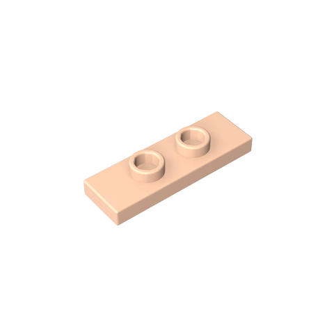 Gobricks,Plate Special 1 x 3 with 2 Studs with Groove and Inside Stud Holder (Jumper),34103