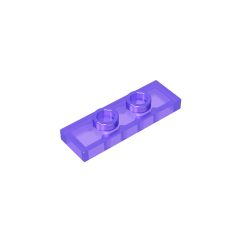 Gobricks,Plate Special 1 x 3 with 2 Studs with Groove and Inside Stud Holder (Jumper),34103
