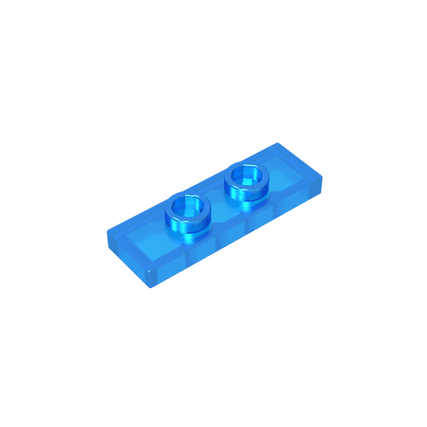 Gobricks,Plate Special 1 x 3 with 2 Studs with Groove and Inside Stud Holder (Jumper),34103