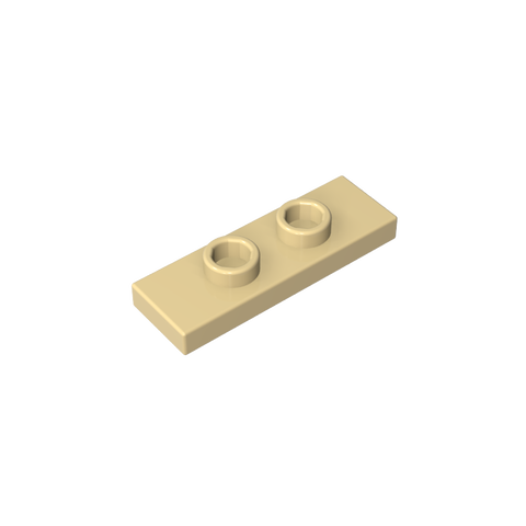 Gobricks,Plate Special 1 x 3 with 2 Studs with Groove and Inside Stud Holder (Jumper),34103