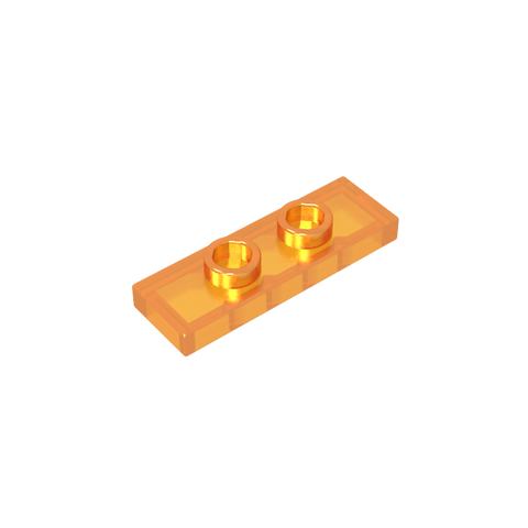 Gobricks,Plate Special 1 x 3 with 2 Studs with Groove and Inside Stud Holder (Jumper),34103