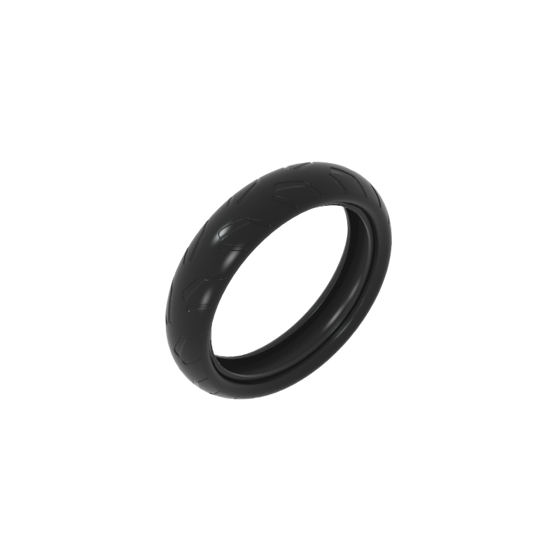 Gobricks,Tyre 94.2 x 22 Motorcycle Racing Tread, Narrow,88516