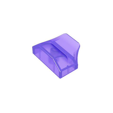 Gobricks,Wedge Curved 1 x 2 x 2/3 No Studs, Wing End,47458,81300
