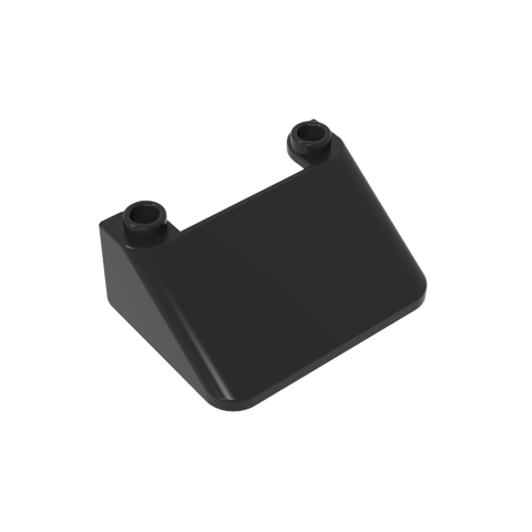 Gobricks,Windscreen 3 x 4 x 1 1/3 Large Glass Surface,57783,35279