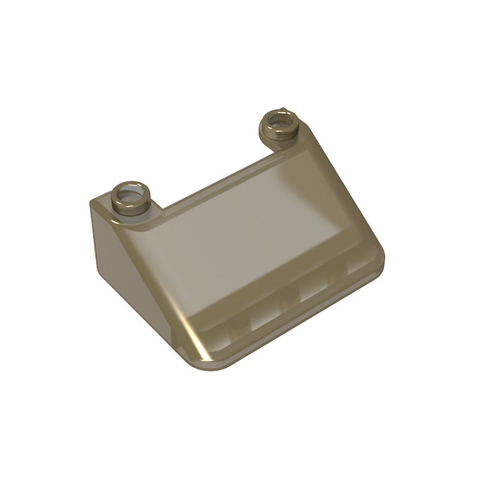 Gobricks,Windscreen 3 x 4 x 1 1/3 Large Glass Surface,57783,35279