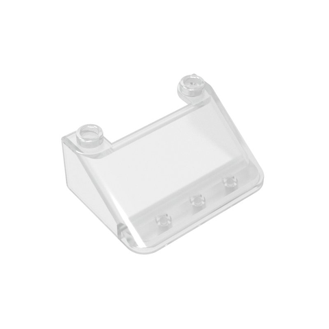 Gobricks,Windscreen 3 x 4 x 1 1/3 Large Glass Surface,57783,35279