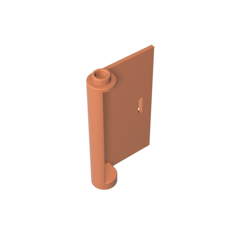 Gobricks,Door 1 x 3 x 4 Right with Thin Handle