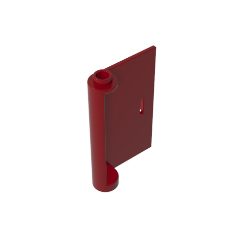Gobricks,Door 1 x 3 x 4 Right with Thin Handle