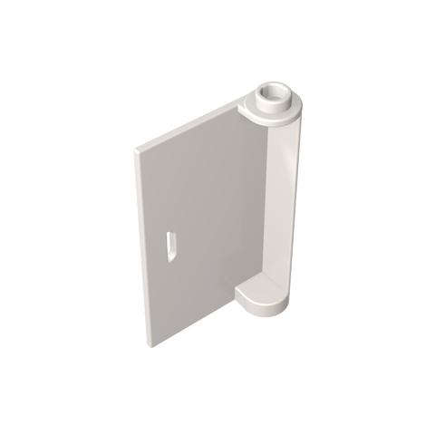 Gobricks,Door 1 x 3 x 4 Left with Thin Handle,3193a