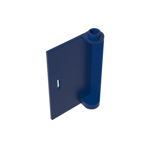 Gobricks,Door 1 x 3 x 4 Left with Thin Handle,3193a
