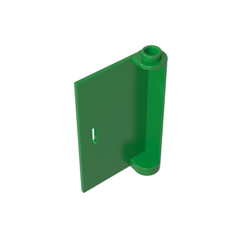 Gobricks,Door 1 x 3 x 4 Left with Thin Handle,3193a