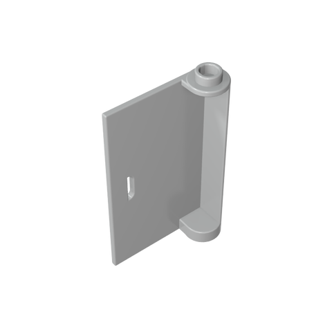 Gobricks,Door 1 x 3 x 4 Left with Thin Handle,3193a