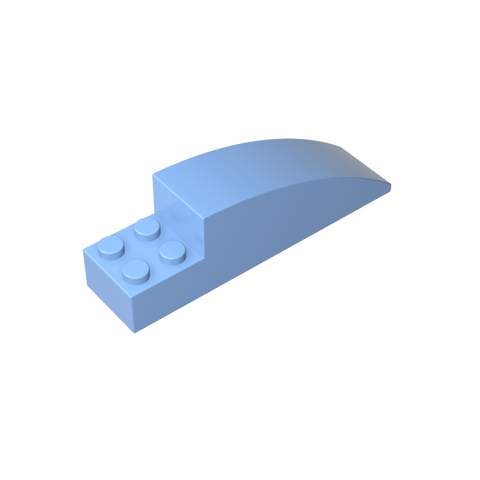 Gobricks,Brick Curved 8 x 2 x 2,41766